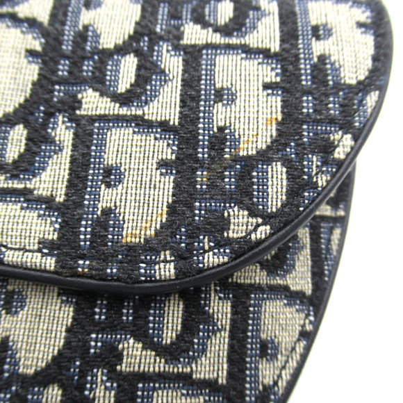 Dior Saddle bag Navy canvas - Picture 8 of 8